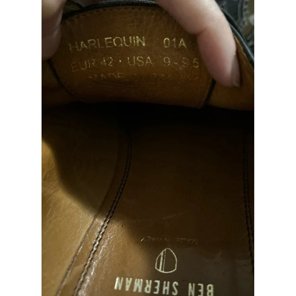 Ben Sherman Plectrum Men’s Black Lace Up Shoes - Picture 6 of 7